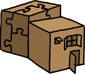 Atelier enfant carton